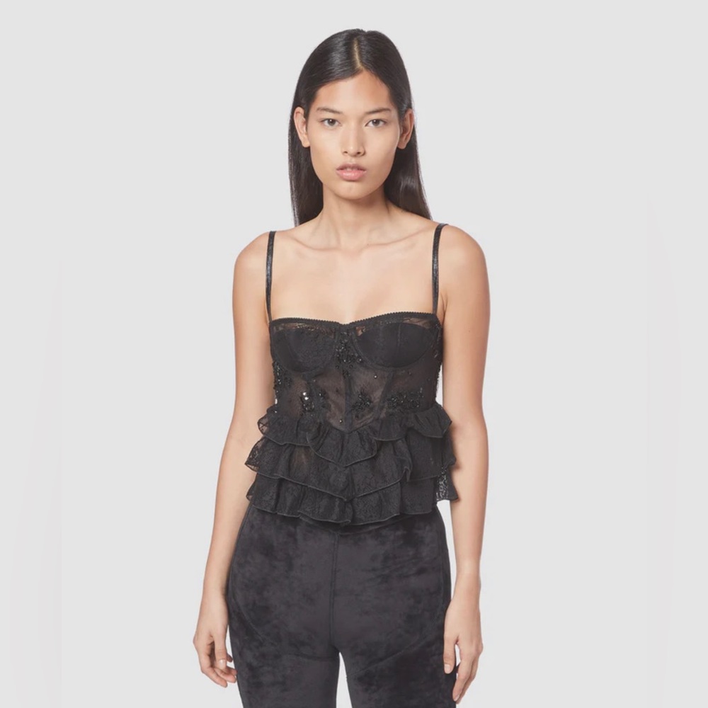 GCDS LACE CORSET